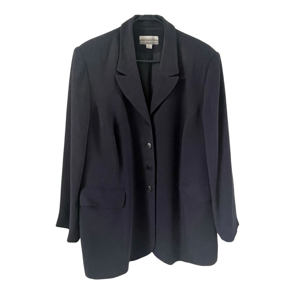 Classic‎ Navy Blue Woman Blazer size 20W - Picture 3 of 10
